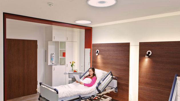 iluminação para quartos dos doentes em hospitais