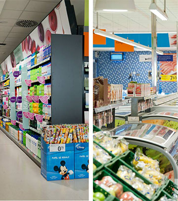 As luzes LED da Philips dão mais brilho aos produtos nos Supermercados Consum, Valência