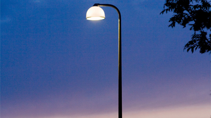 Iluminação LED exterior Philips para ruas em Holbaek, Dinamarca