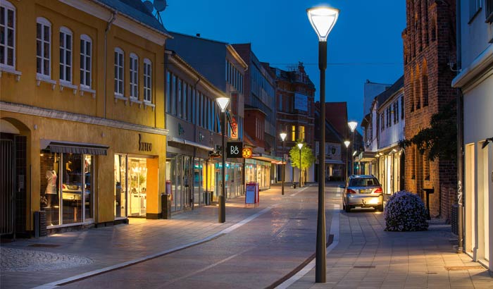 Centro urbano de Naestved, Dinamarca