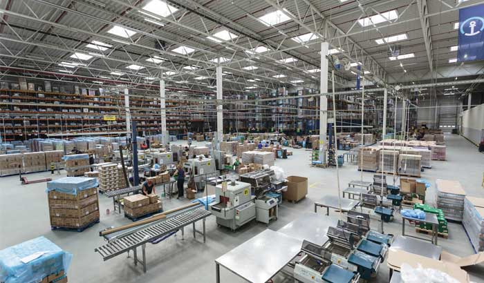 Centro de armazenamento e distribuição Unilever