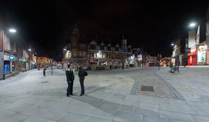 Centro da cidade de Wigan