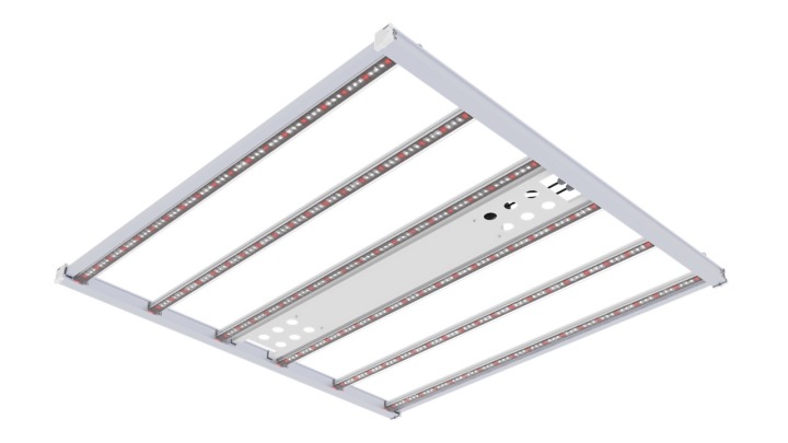 Iluminação LED na grelha