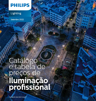 Catálogo e tarifa de iluminação profissional 2022
