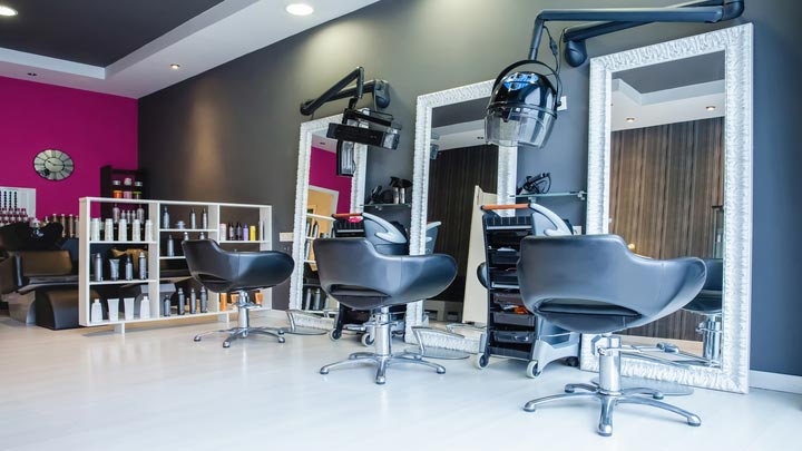 Imagem de luminárias UV-C Philips para salões de cabeleireiro e beleza