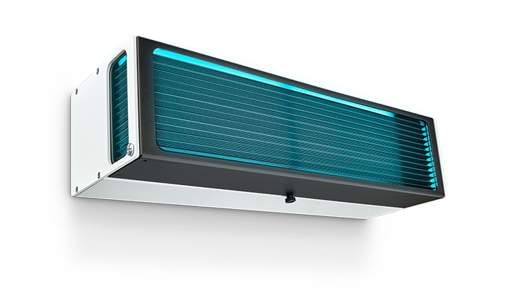 Imagem de desinfeção de ar superior por UV-C Philips com montagem em parede
