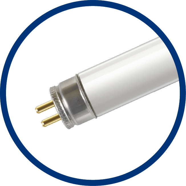 Imagem de lâmpada de desinfeção por UV-C