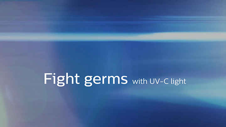 Capa do vídeo de desinfeção por UV-C Philips