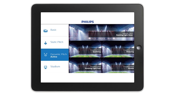 ArenaVision: controle as luzes do estádio em qualquer lugar através de um acesso móvel