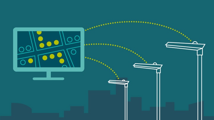 A aplicação de fluxo de trabalho CityTouch da Philips Lighting fornece informações e fluxos de trabalho para uma iluminação ligada eficiente