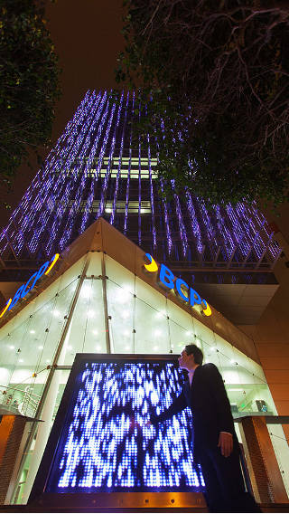 Edifício BCP iluminado por Iluminação Philips