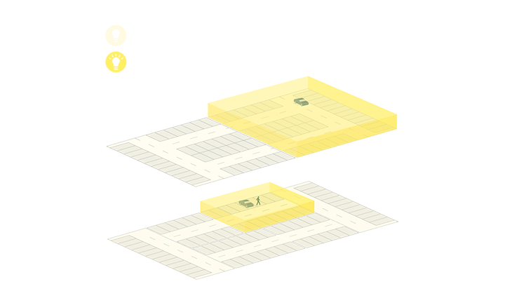 GreenParking da Philips Lighting: configure várias zonas de regulação da iluminação do parque de estacionamento com um controlo remoto