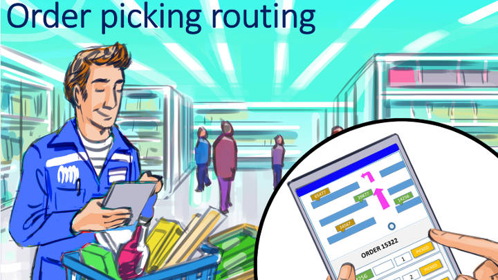 encaminhamento da recolha de encomendas – sistema de localização para interiores
