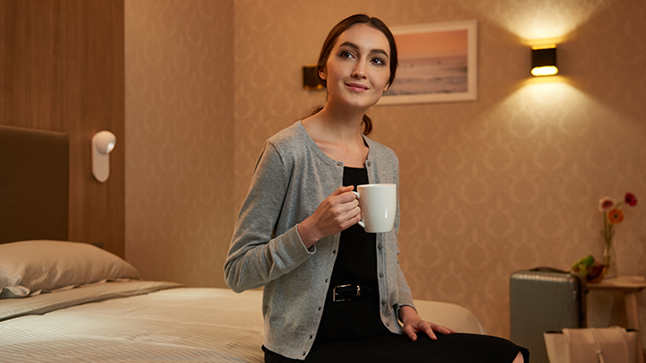Iluminação de hotel: o RoomFlex da Philips Lighting pode conciliar a iluminação com os cartões dos hóspedes e dos funcionários de limpeza
