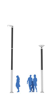 Coluna solar UrbanSpark BDP301