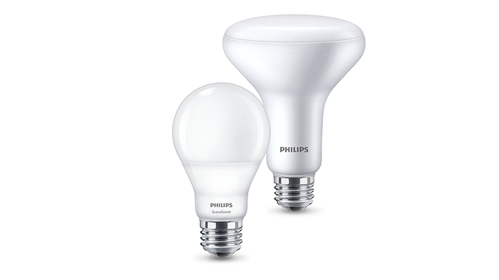 Família de produtos das lâmpadas LED SceneSwitch da Philips 